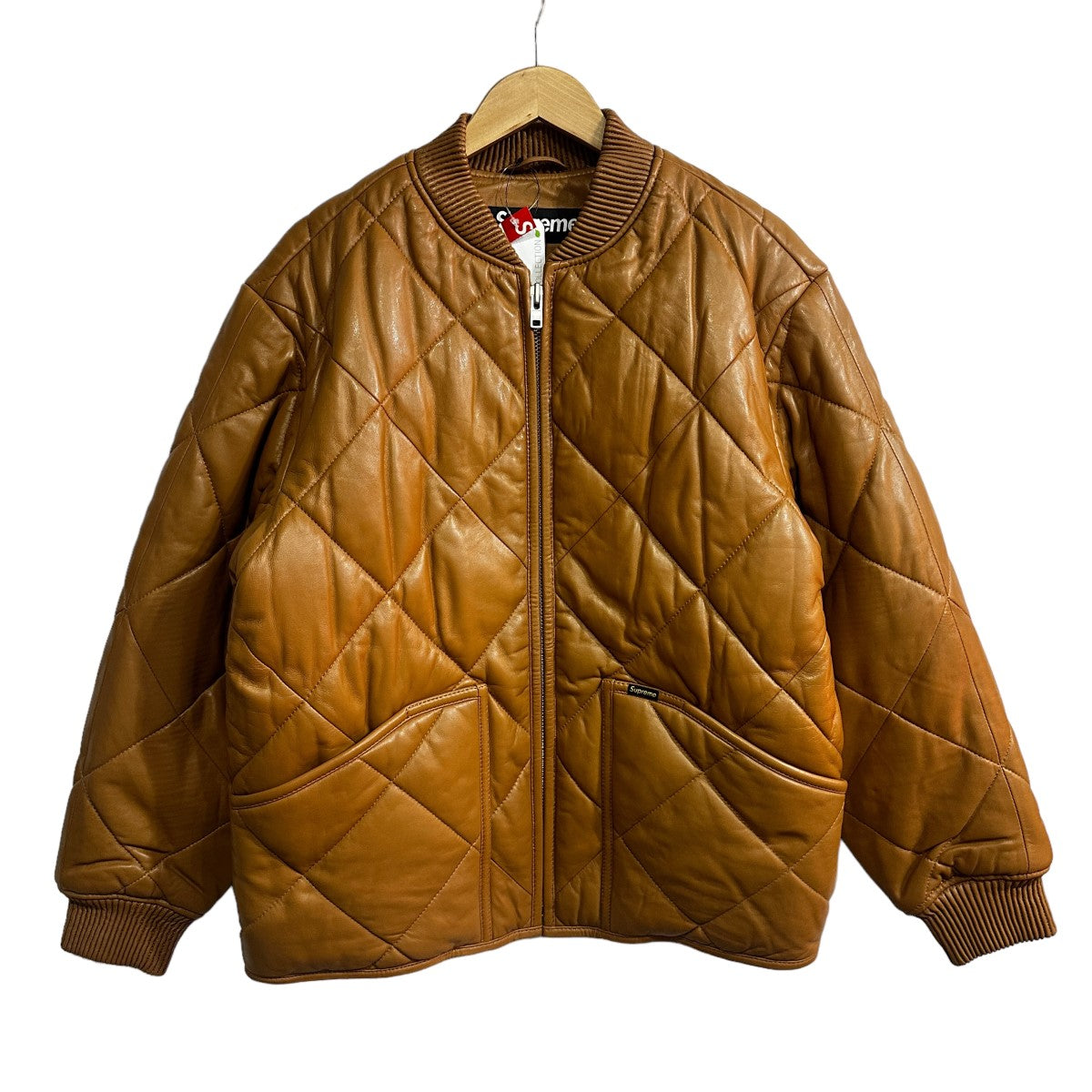 SUPREME(シュプリーム) 22AW Quilted Leather Work Jacket キルテッドレザーワークジャケット タン サイズ  S｜【公式】カインドオルオンライン ブランド古着・中古通販【kindal】