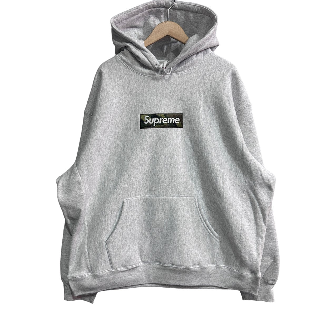 SUPREME(シュプリーム) 23AW Box Logo Hooded Sweatshirt ボックスロゴパーカー アッシュグレー サイズ  XL｜【公式】カインドオルオンライン ブランド古着・中古通販【kindal】