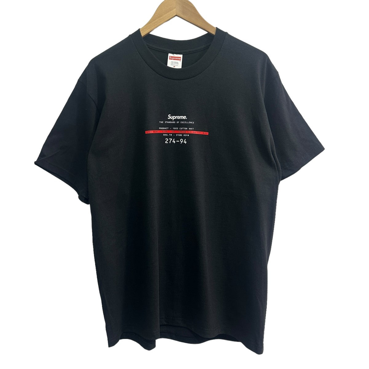 SUPREME(シュプリーム) 24SS Standard Tee スタンダードTシャツ ブラック サイズ M｜【公式】カインドオルオンライン  ブランド古着・中古通販【kindal】