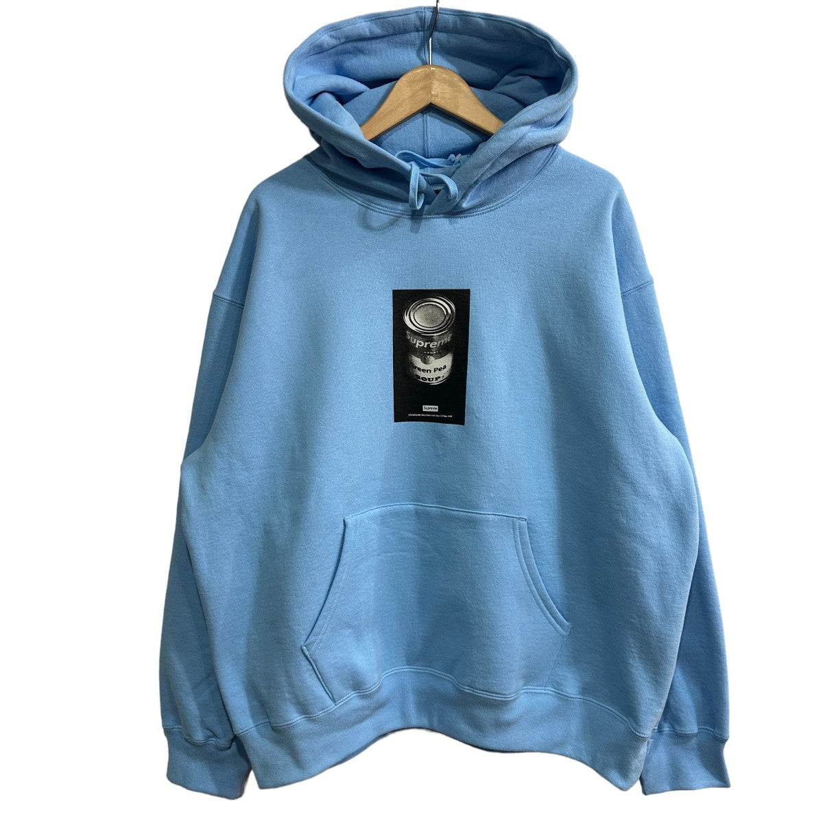 SUPREME(シュプリーム) 24SS Soup Can Hooded Sweatshirt スープ缶スウェットパーカー ライトブルー サイズ  L｜【公式】カインドオルオンライン ブランド古着・中古通販【kindal】