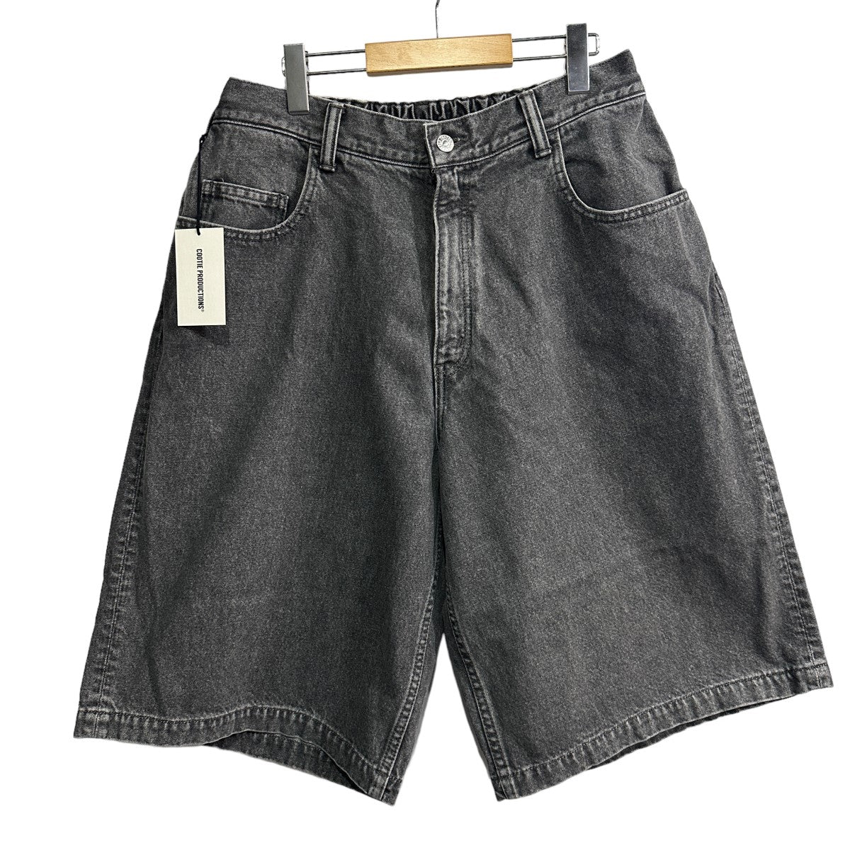 COOTIE PRODUCTIONS(クーティープロダクションズ) 24SS 5 Pocket Baggy Denim Easy Shorts  デニムショートパンツ CTE-23A119 ブラック サイズ L｜【公式】カインドオルオンライン ブランド古着・中古通販【kindal】