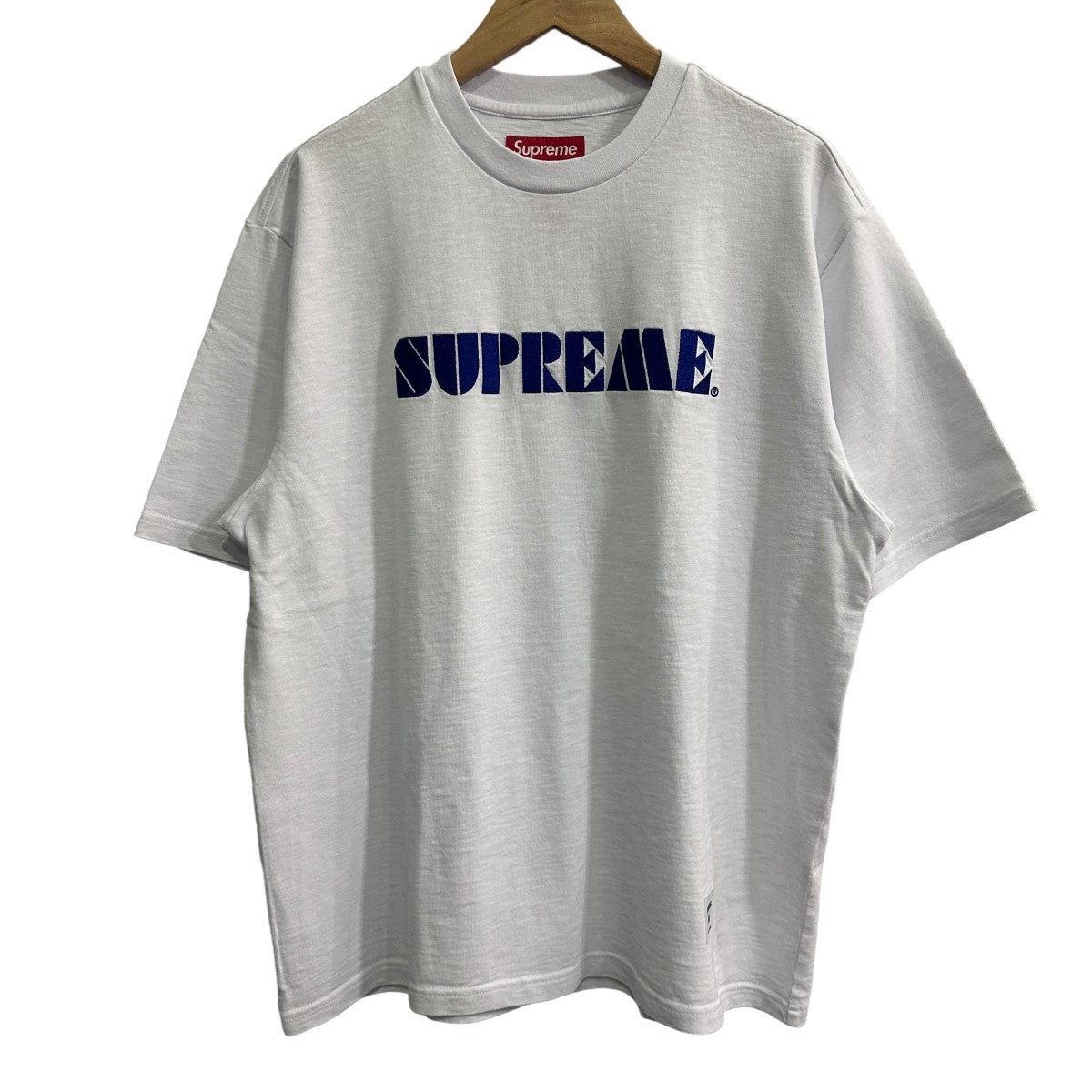 Supreme(シュプリーム) 24SSStencil Embroidered S／S Top ステンシル刺繍半袖カットソー ホワイト サイズ  M｜【公式】カインドオルオンライン ブランド古着・中古通販【kindal】