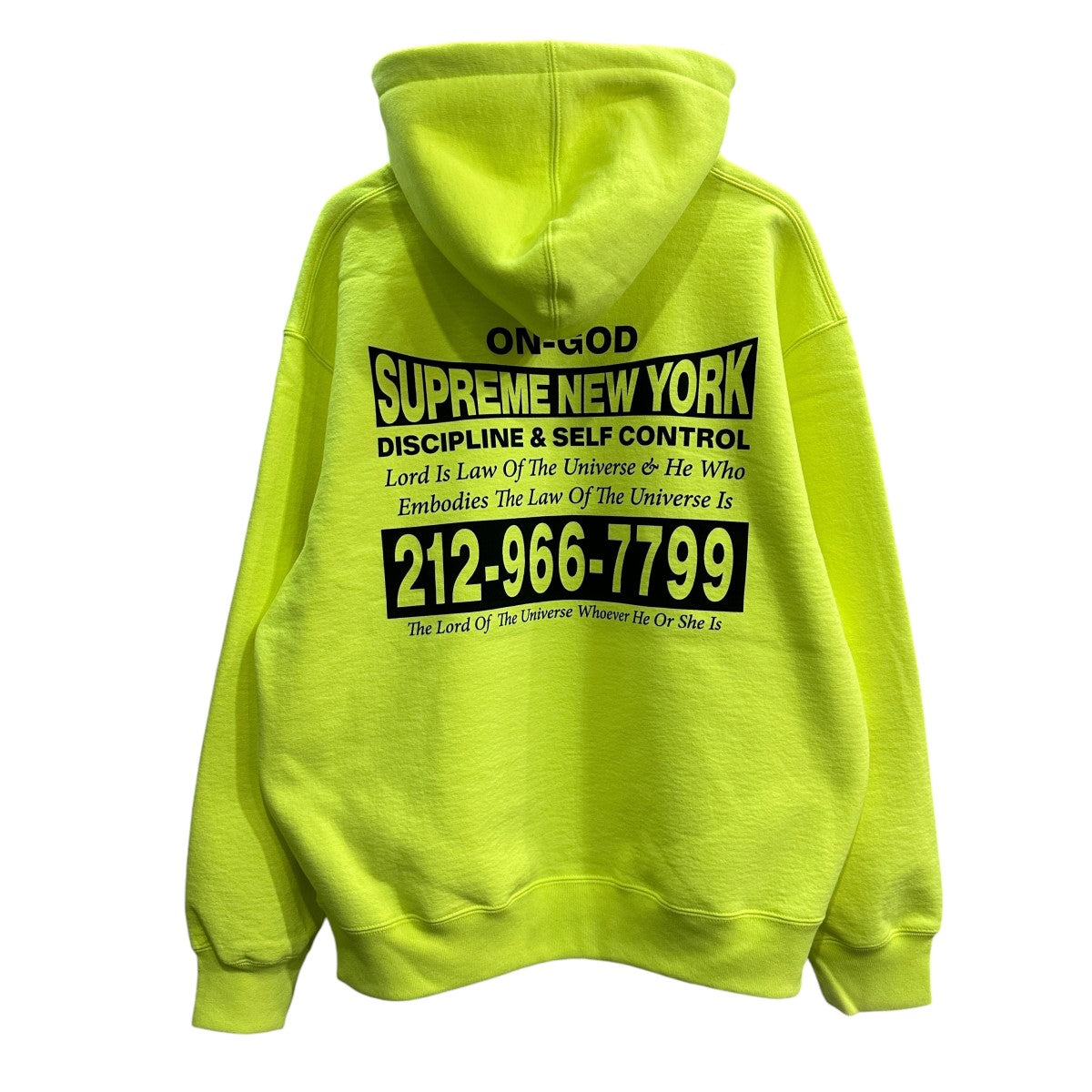 Supreme(シュプリーム) 24AWOn God Hooded Sweatshirt オンゴッドスウェットパーカー イエロー サイズ L｜【公式】カインドオルオンライン  ブランド古着・中古通販【kindal】