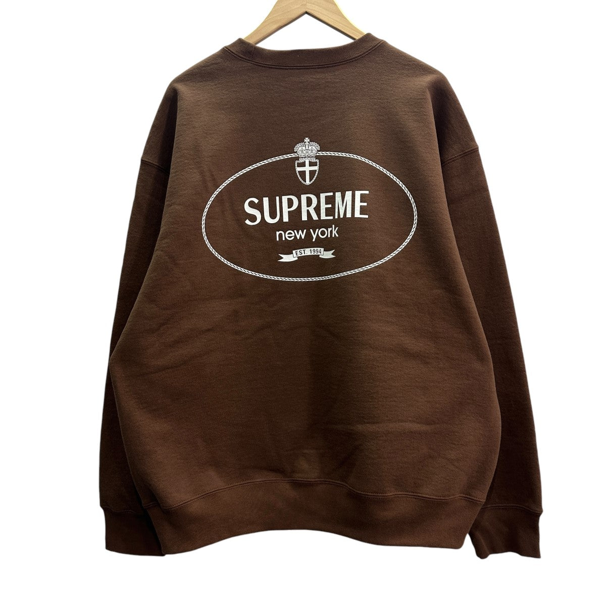 Supreme(シュプリーム) 24AWCrest Crewneck　クレストクルーネックスウェット ブラウン サイズ  L｜【公式】カインドオルオンライン ブランド古着・中古通販【kindal】