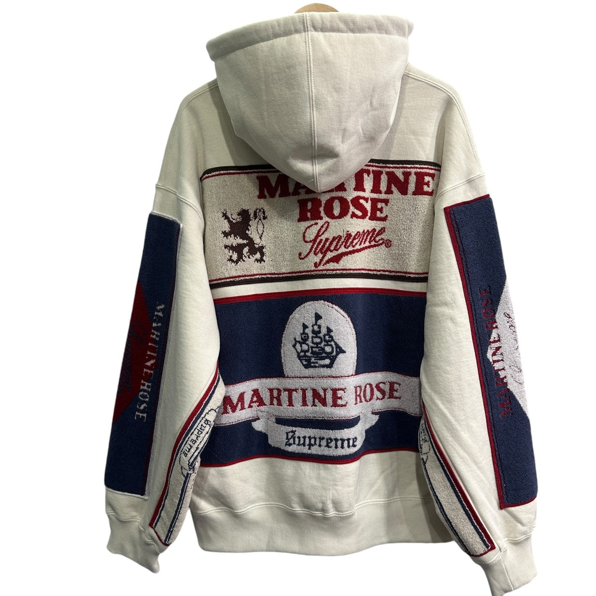 Supreme×Martine rose 24AW/Towel Zip Up Hooded Sweatshirt タオルジップアップスウェットパーカー  ホワイト サイズ L｜【公式】カインドオルオンライン ブランド古着・中古通販【kindal】