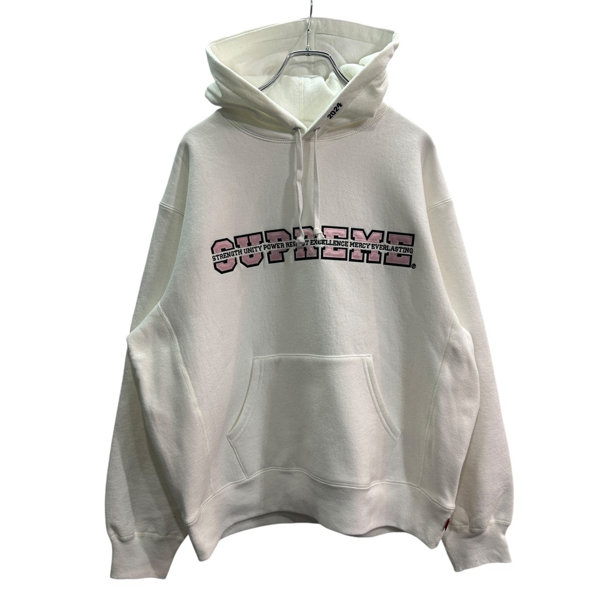 Supreme(シュプリーム) 24AW/Collegiate Acronym Hooded Sweatshirt パーカー ホワイト サイズ  M｜【公式】カインドオルオンライン ブランド古着・中古通販【kindal】