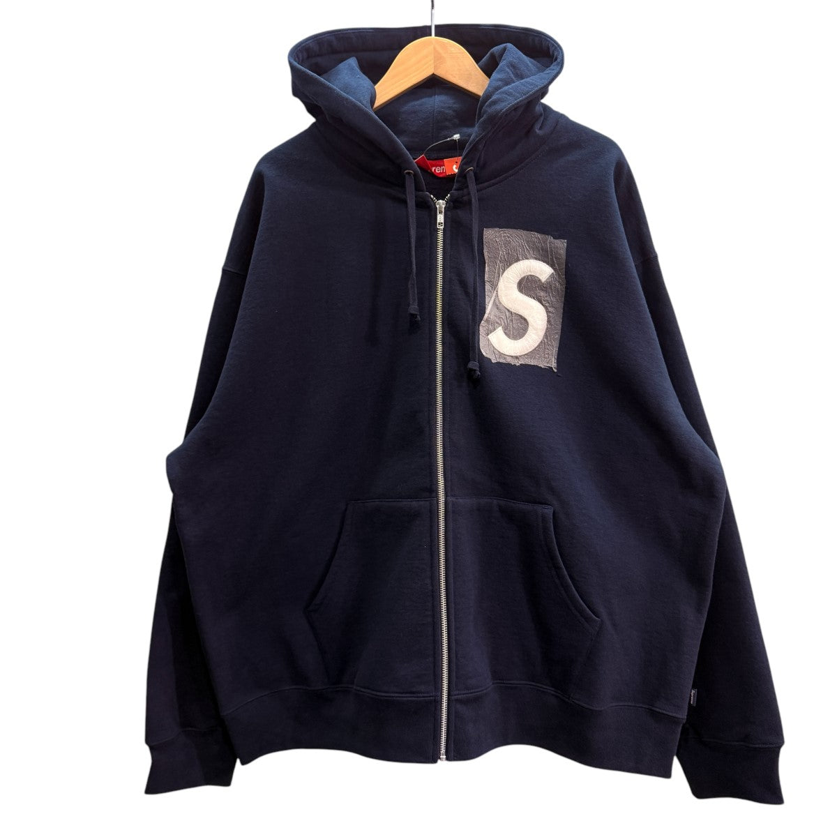 Supreme(シュプリーム) 24FW/S Logo Zip Up Hooded Sweatshirt Sロゴジップアップスウェットパーカー  ネイビー サイズ XL｜【公式】カインドオルオンライン ブランド古着・中古通販【kindal】