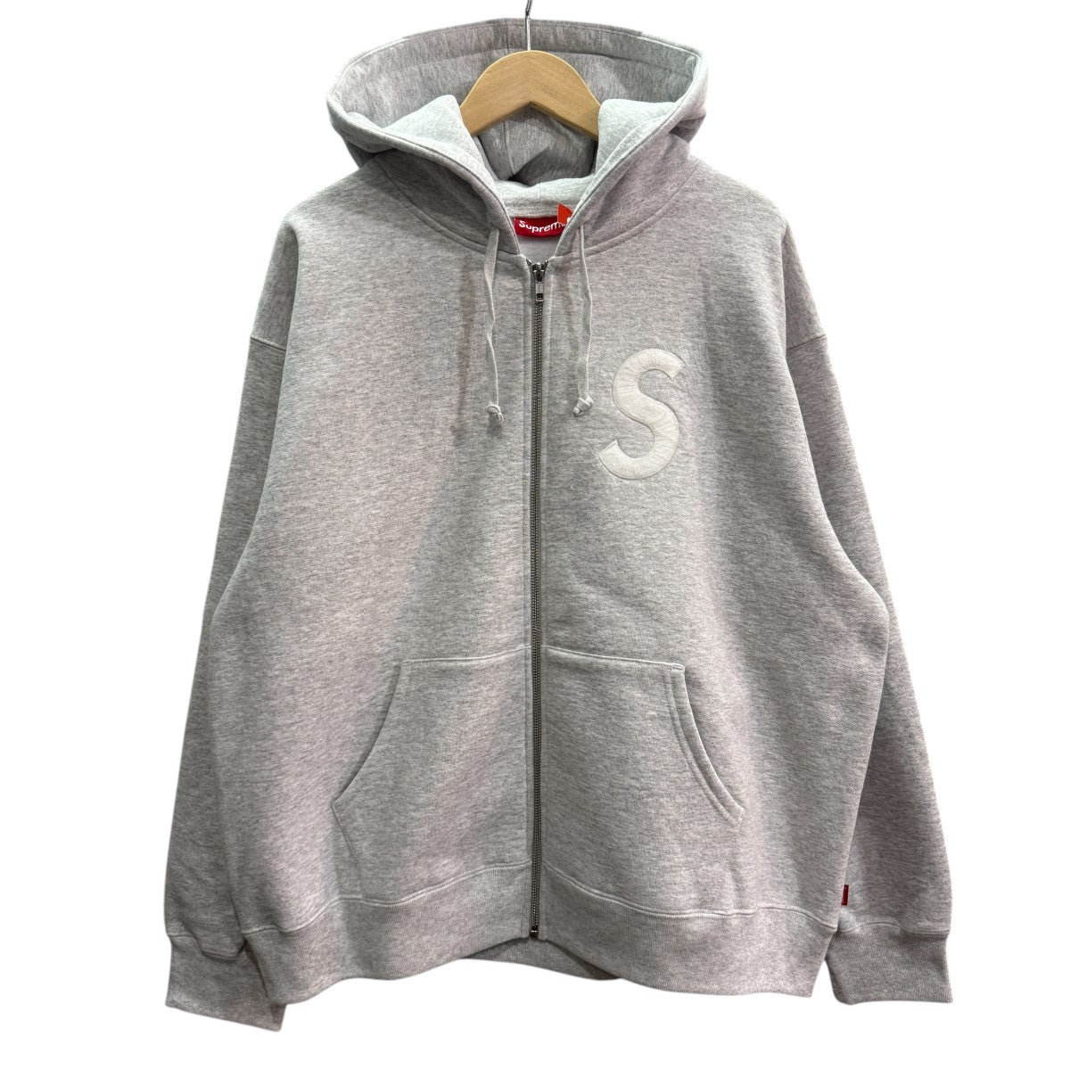 Supreme(シュプリーム) 24FW/S Logo Zip Up Hooded Sweatshirt Sロゴジップアップスウェットパーカー  アッシュグレー サイズ L｜【公式】カインドオルオンライン ブランド古着・中古通販【kindal】