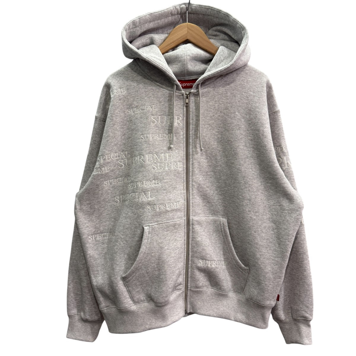 Supreme(シュプリーム) 24FW/Special Zip Up Hooded Sweatshirt ジップアップスウェットパーカー アッシュ グレー サイズ M｜【公式】カインドオルオンライン ブランド古着・中古通販【kindal】