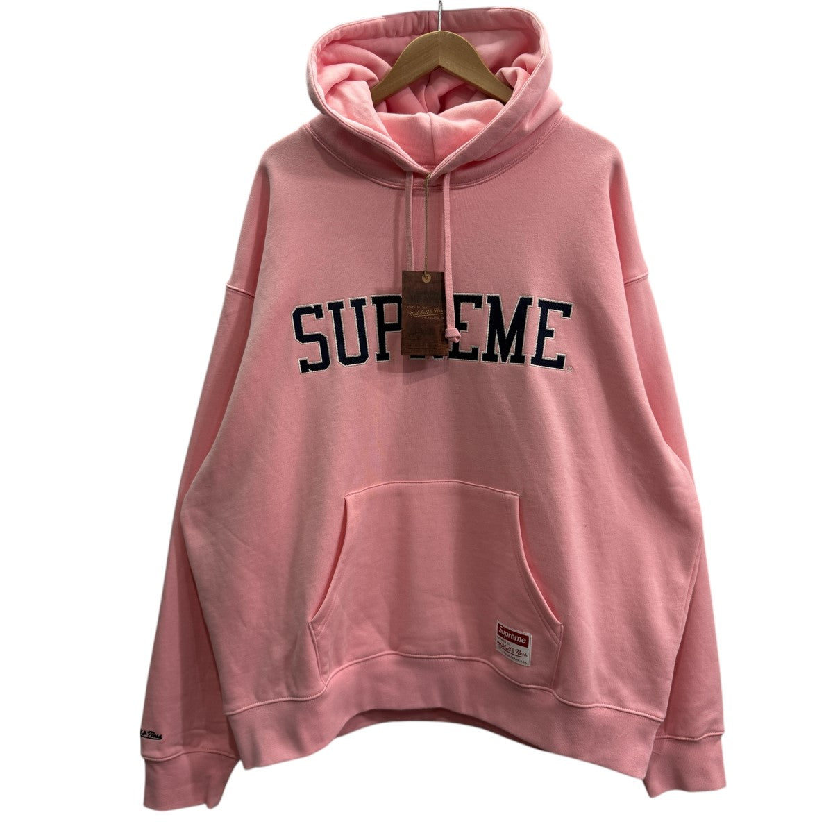 Supreme×MITCHELL ＆ NESS 24FW/NCAA Hooded Sweatshirt NCAA スウェットパーカー ピンク サイズ  XL｜【公式】カインドオルオンライン ブランド古着・中古通販【kindal】