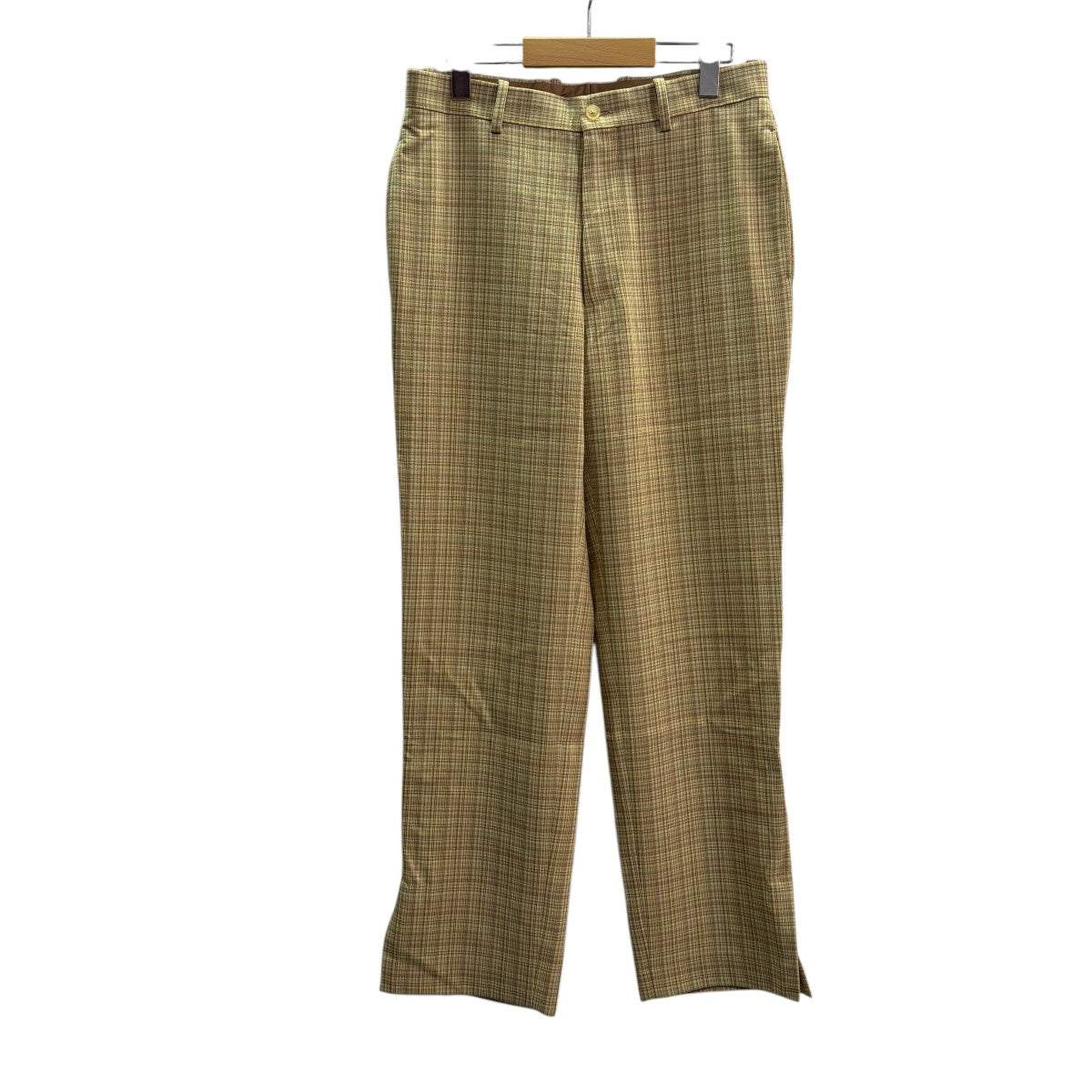 AURALEE(オーラリー) 20SS/HARD TWIST WOOL DOUBLE FACE CHECK SLACKS スラックスパンツA20SP02WC  A20SP02WC ベージュ サイズ 3｜【公式】カインドオルオンライン ブランド古着・中古通販【kindal】