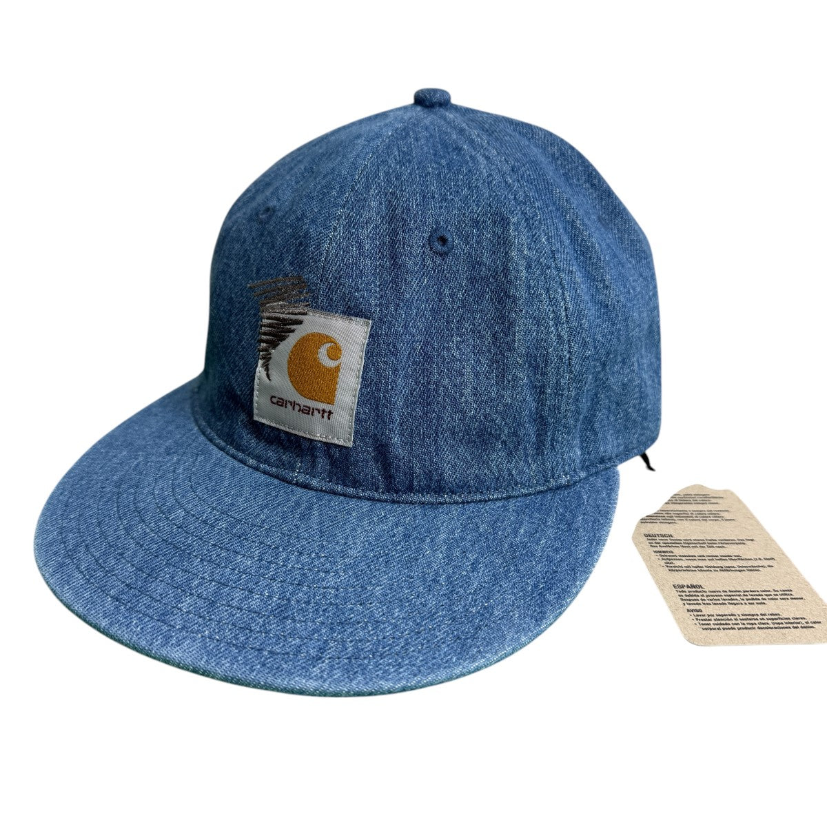CARHARTT WIP×INVINCIBLE 24AW/DENIM 6-PANEL CAP デニムキャップA242064 古着・中古-1枚目のアイテム画像