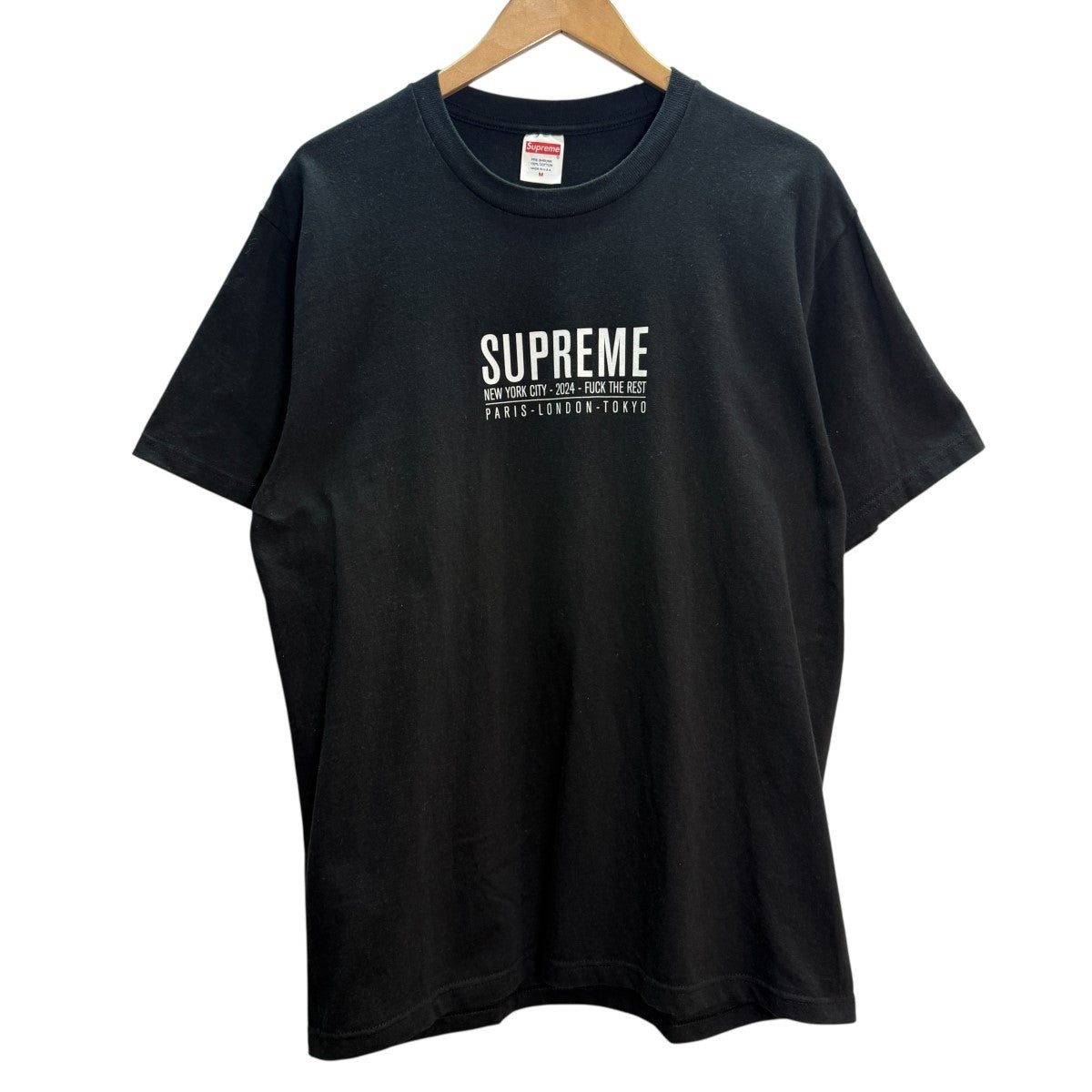 Supreme(シュプリーム) 24SS/Paris TeeパリTシャツ ブラック サイズ M 