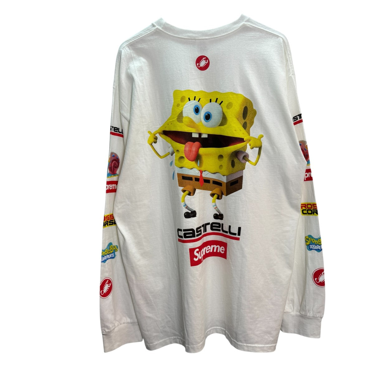 Supreme×SpongeBob SquarePants 25SS/Castelli Racing L／S Tee