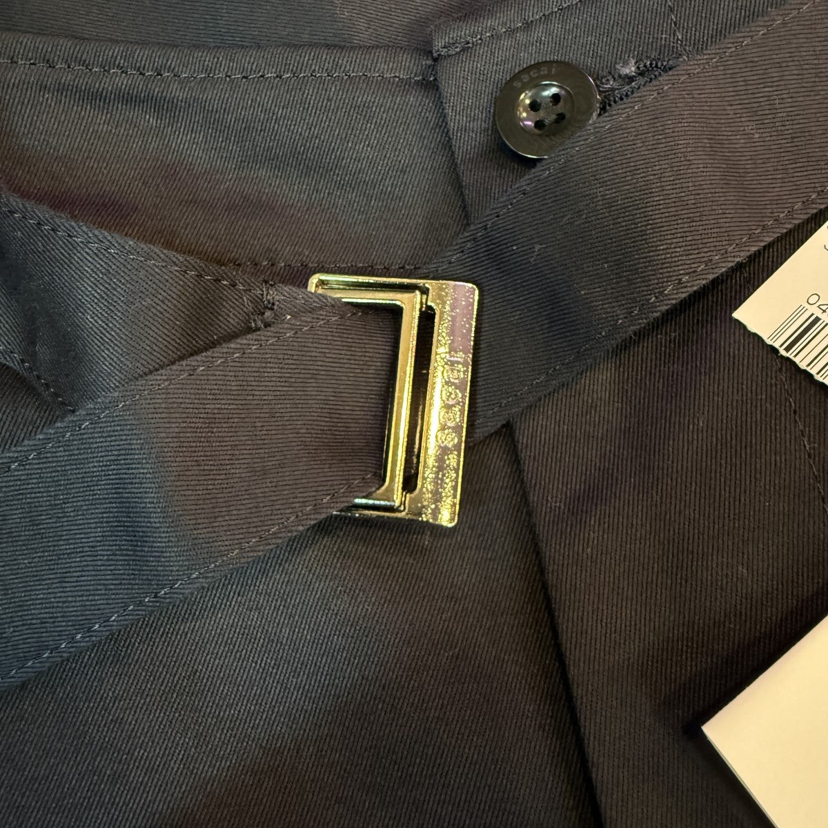sacai 25SS/Cotton Chino Pants/コットンチノパンツ/25-03604M 古着・中古-4枚目のアイテム画像