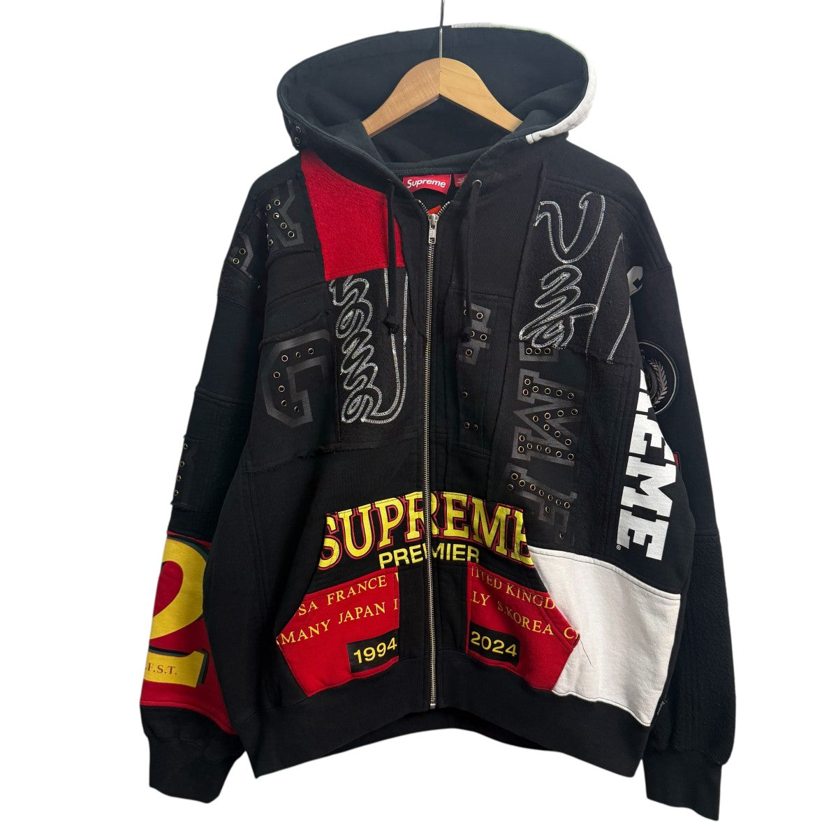 Supreme(シュプリーム) 25SS/Patchwork Zip Up Hooded