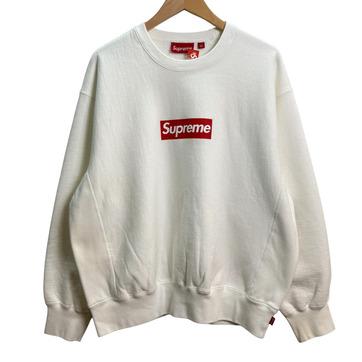 新品未使用　未使用　最安値　supremeシュプリーム Supreme(シュプリーム) 25SS/Washed Box Logo Crewneck