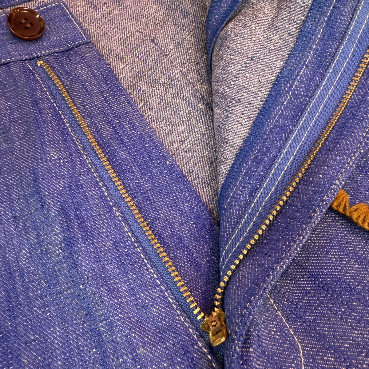 25SS/FLARE DENIM PANTS MEXICAN EMBROIDERYフレアデニムパンツ メキシカン刺繍パンツ25SS-PA9-011