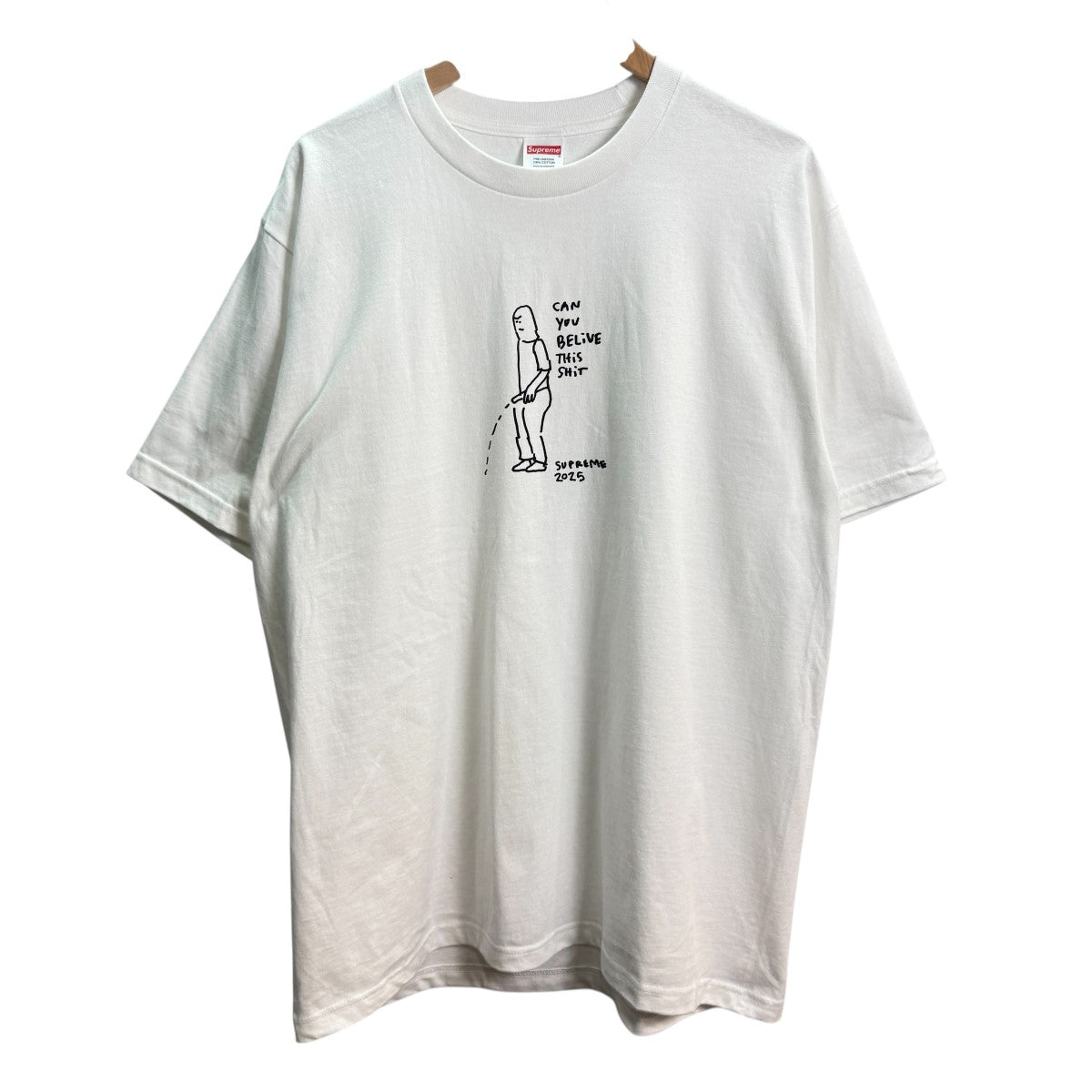 Supreme(シュプリーム) 25SS/Piss Tee／ピスTシャツ ホワイト