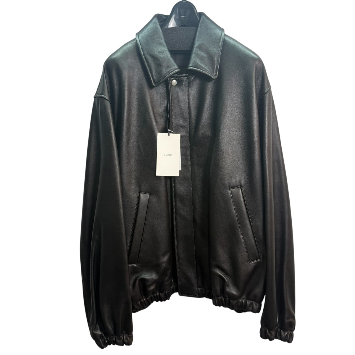 ssstein(シュタイン) 25SS/Leather Zip Short Jacket／レザージップ 