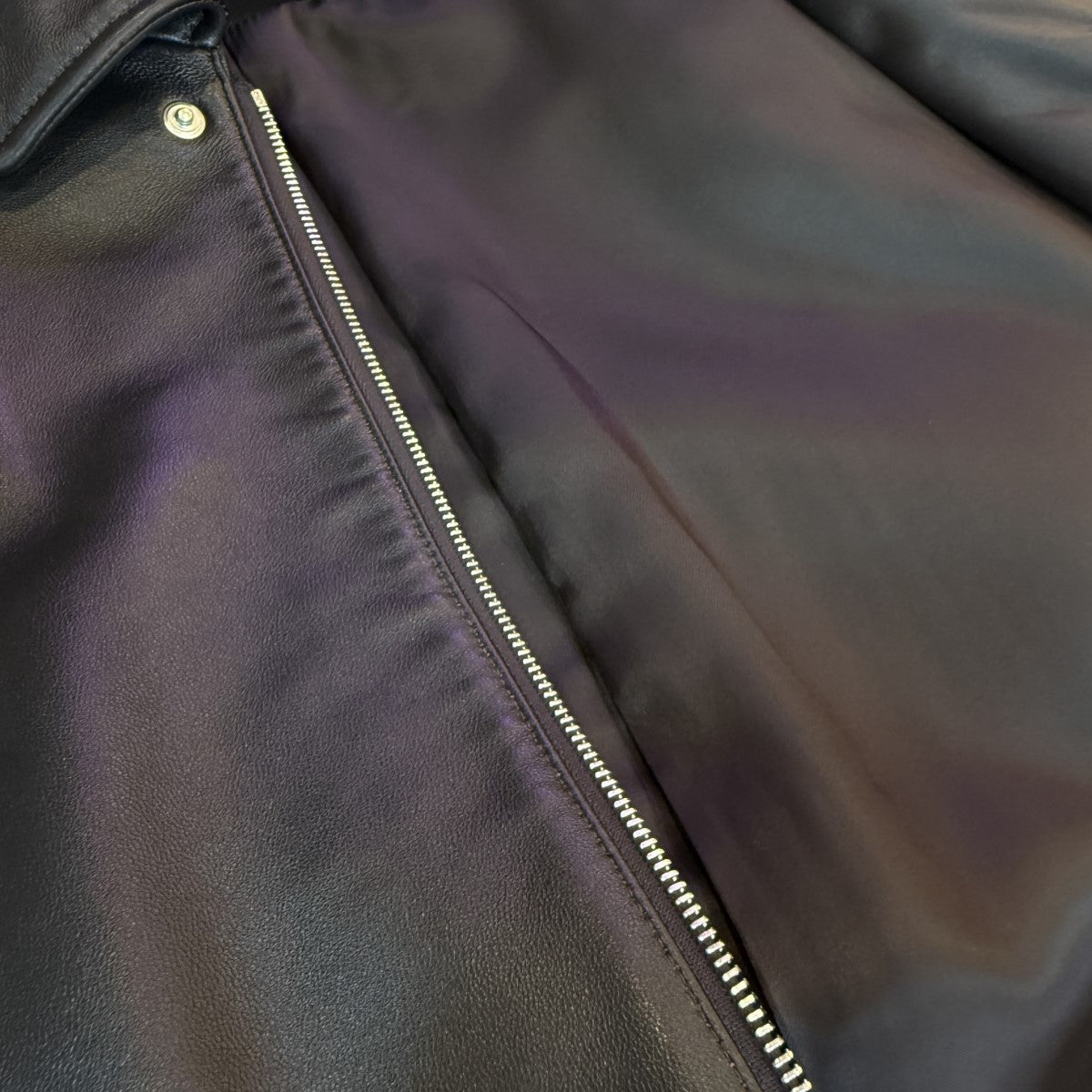 25SS/Leather Zip Short Jacket/レザージップショートジャケットST.1061