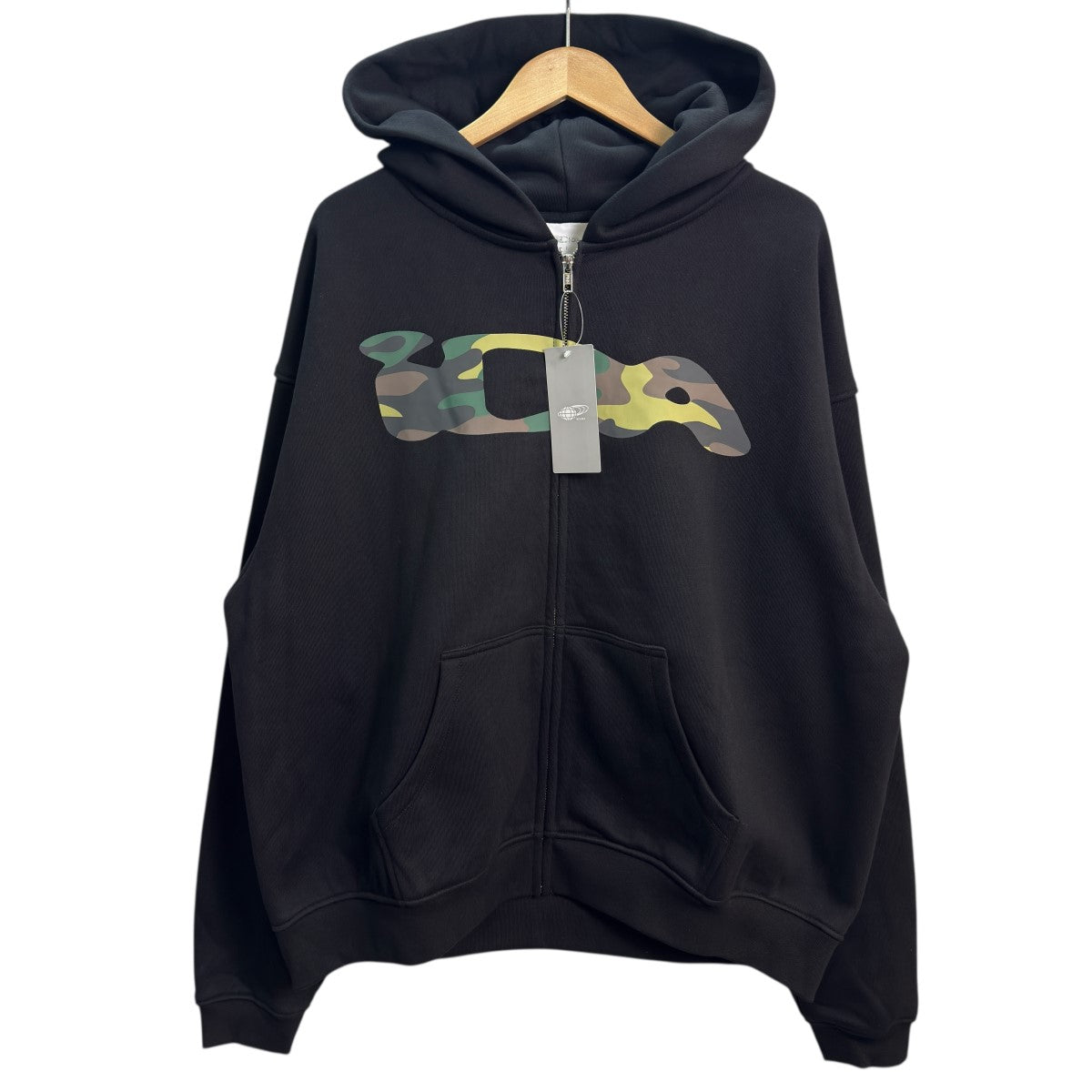 IDA sply×BEAMS 25AW/IDA BlkdaZp Camo／POPUP限定ジップパーカー