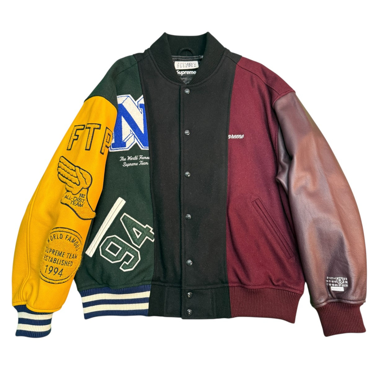 24AW/Split Varsity Jacket/MM6 メゾンマルジェラ スプリットバーシティージャケット