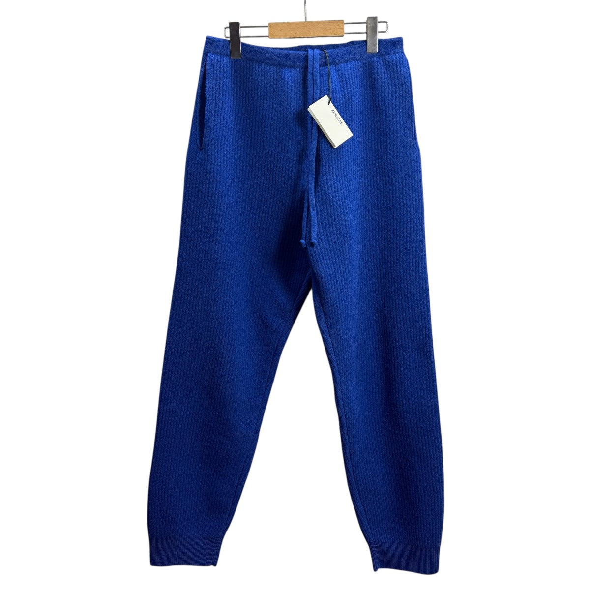 AURALEE(オーラリー) 23AW/MILLED FRENCH MERINO RIB KNIT PANTS