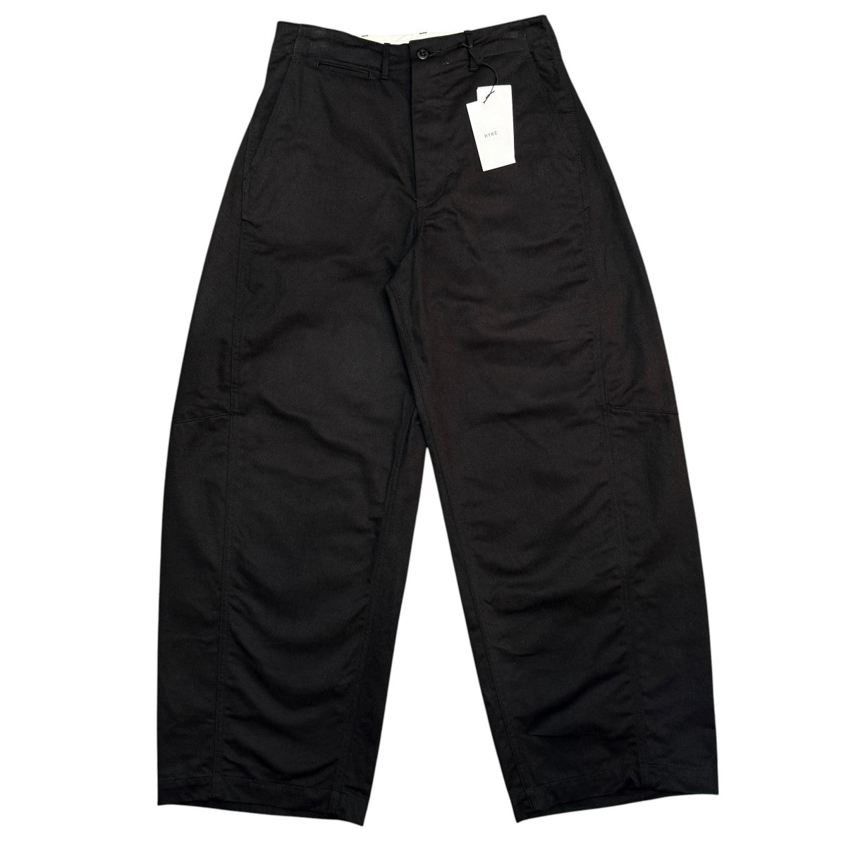 HYKE(ハイク) 26SS/BARREL LEG CHINO TROUSERSバレルレグチノ