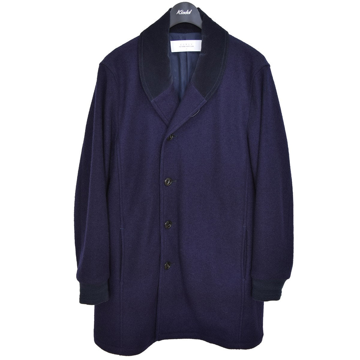 FROSTED SHAWL COAT ショールカラーコート