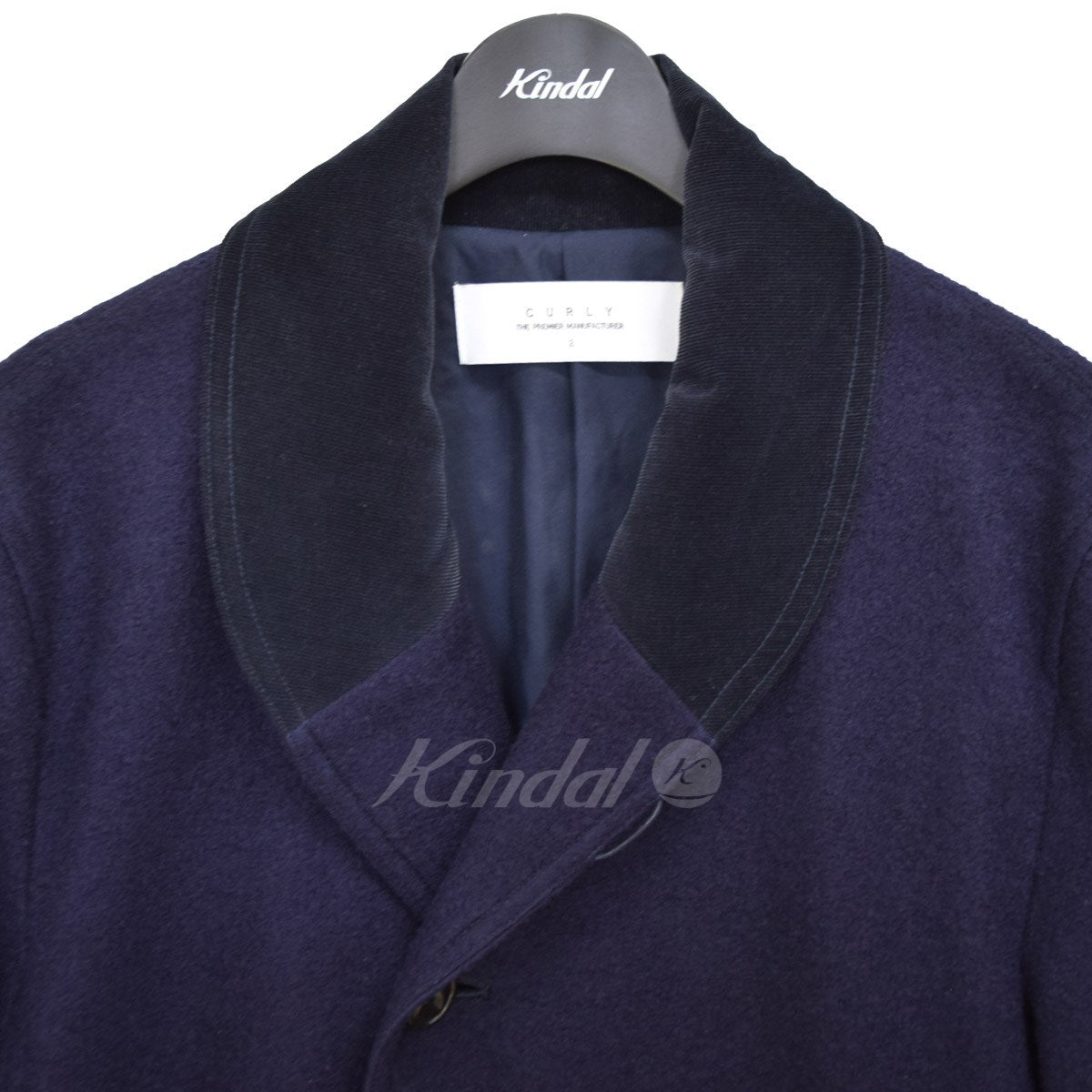 FROSTED SHAWL COAT ショールカラーコート