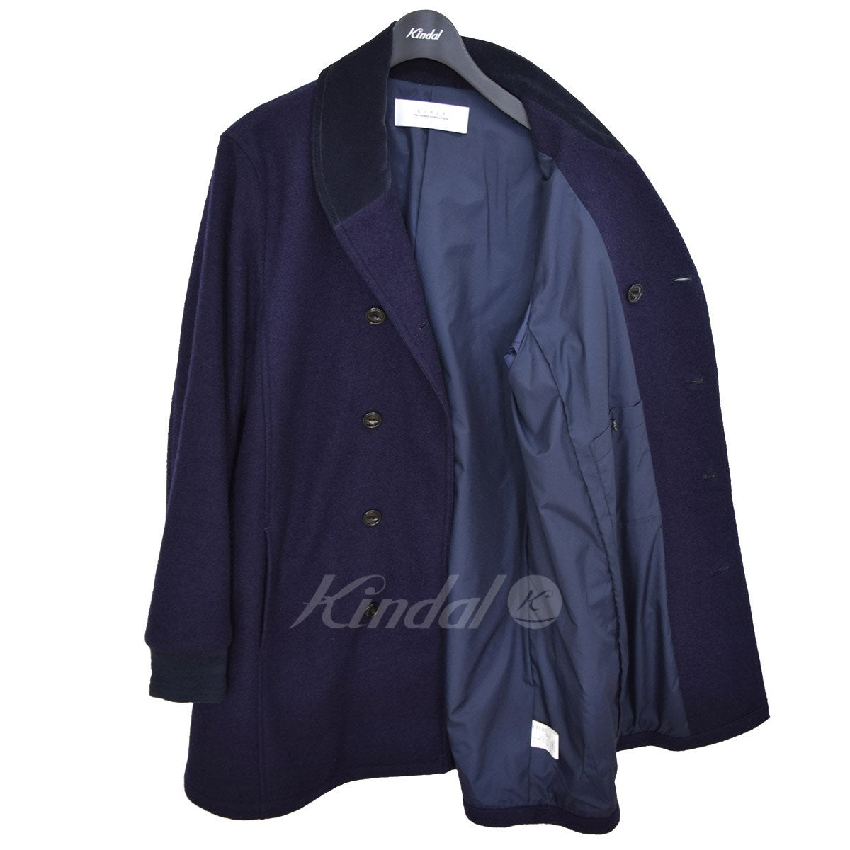 FROSTED SHAWL COAT ショールカラーコート