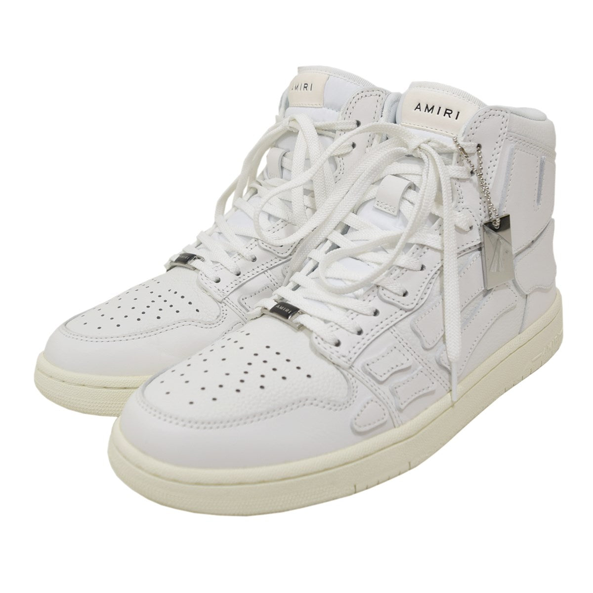 AMIRI(アミリ) SKEL TOP HI ハイカットスニーカー 2022AW PF22MFS002 ホワイト サイズ  14｜【公式】カインドオルオンライン ブランド古着・中古通販【kindal】