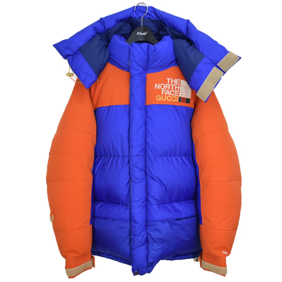 GUCCI × THE NORTH FACE ダウンコート 663895 XAADJ 4394 ブルー  