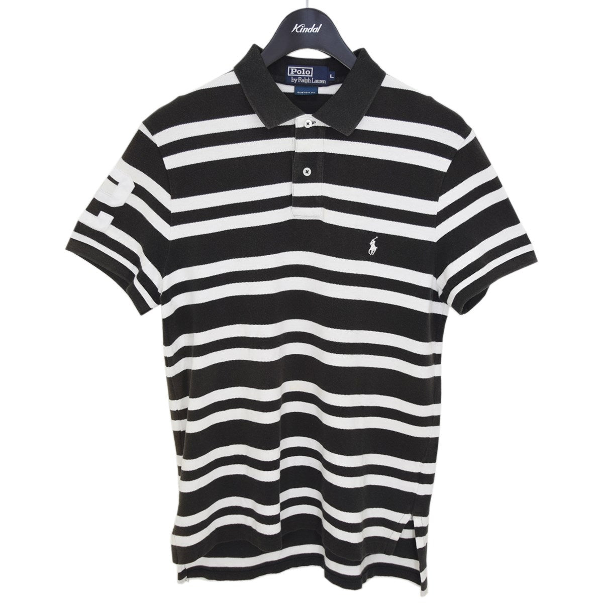 POLO RALPH LAUREN(ポロラルフローレン) ボーダー ポロシャツ ブラック 