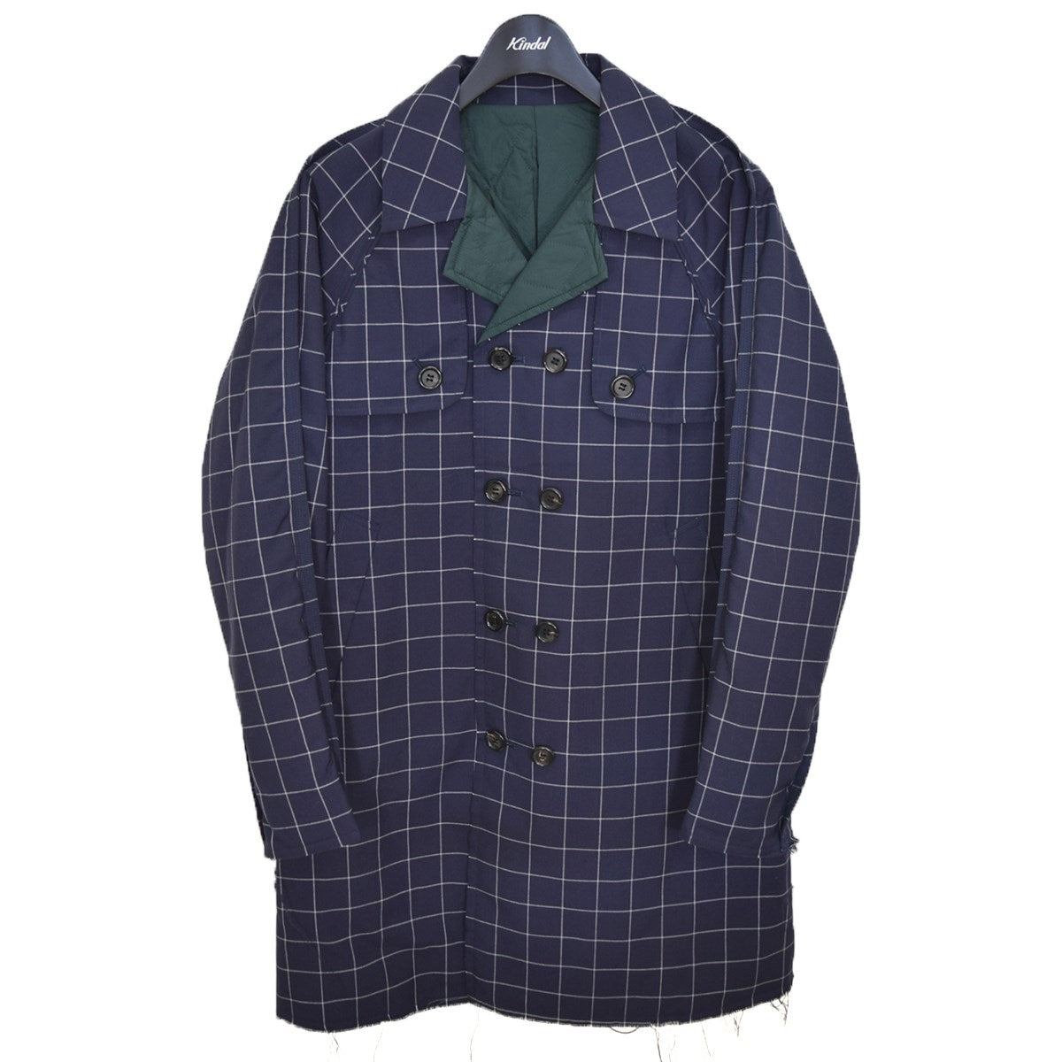 UNDERCOVER(アンダーカバー) T／Window pane check trench coat プリマ 