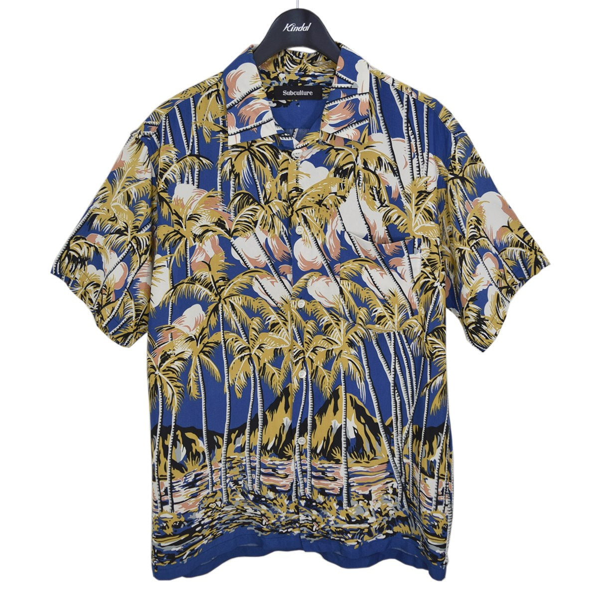 Subculture(サブカルチャー) ALOHA SHIRT アロハシャツ オープンカラー シャツ SCSH-S2301 ブルー サイズ  13｜【公式】カインドオルオンライン ブランド古着・中古通販【kindal】