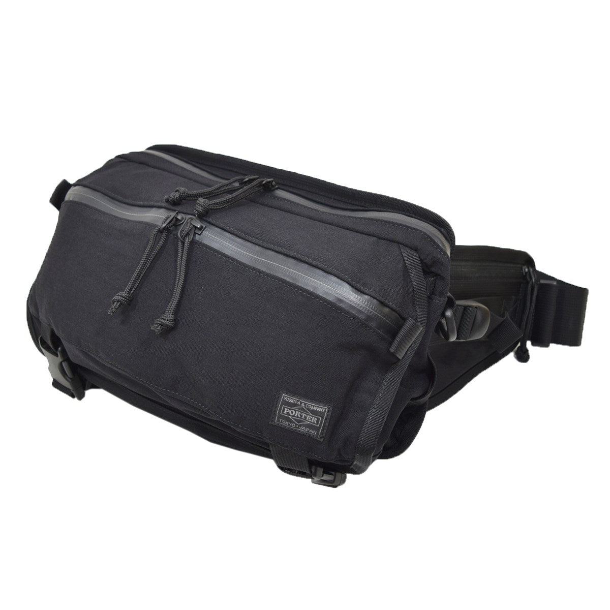 PORTER(ポーター) KLUNKERZ WAIST BAG(S) クランカーズ ウエストバッグ ブラック サイズ  14｜【公式】カインドオルオンライン ブランド古着・中古通販【kindal】