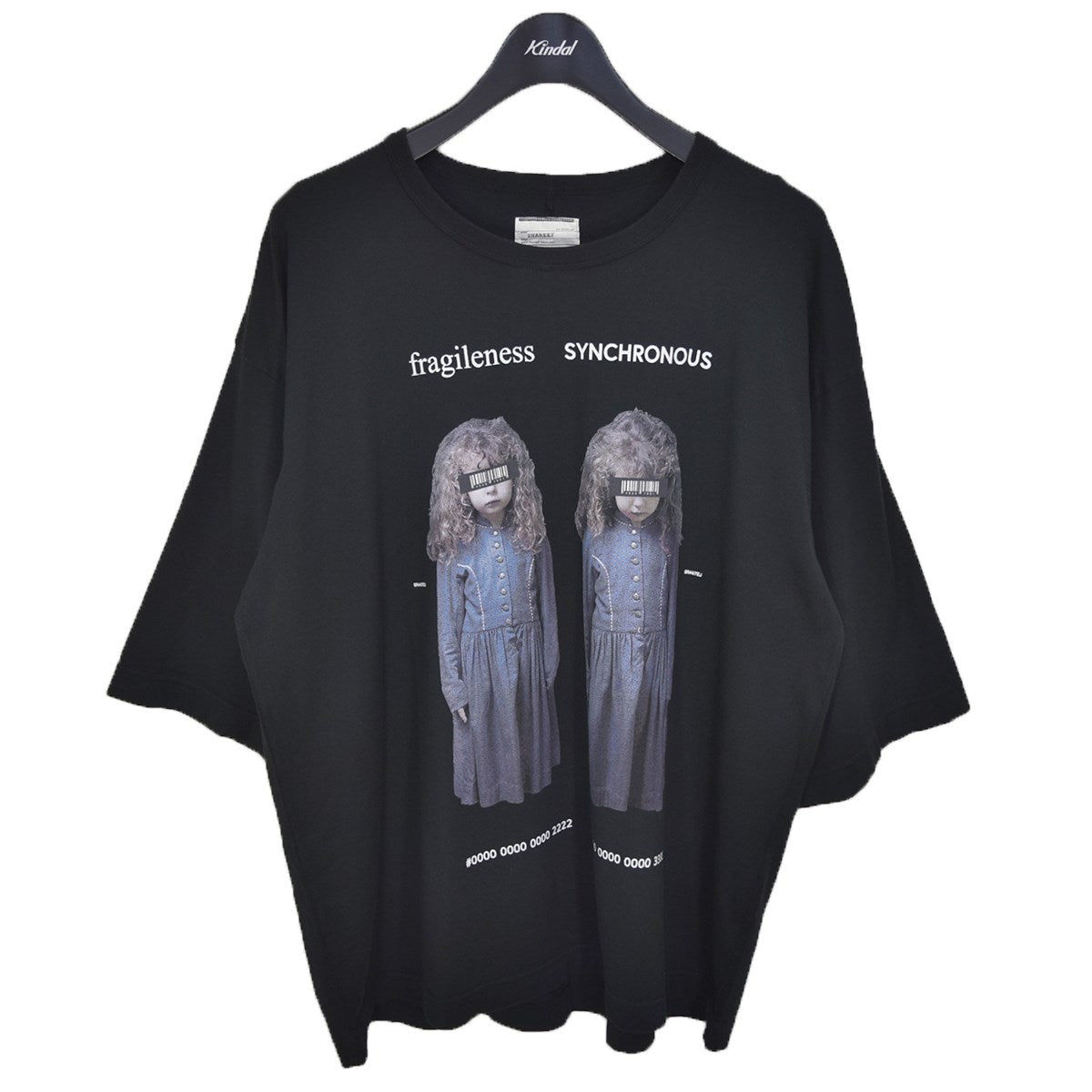 shareef(シャリーフ) TWINS BIG-T ビッグシルエットプリントTシャツ ブラック サイズ 13｜【公式】カインドオルオンライン  ブランド古着・中古通販【kindal】