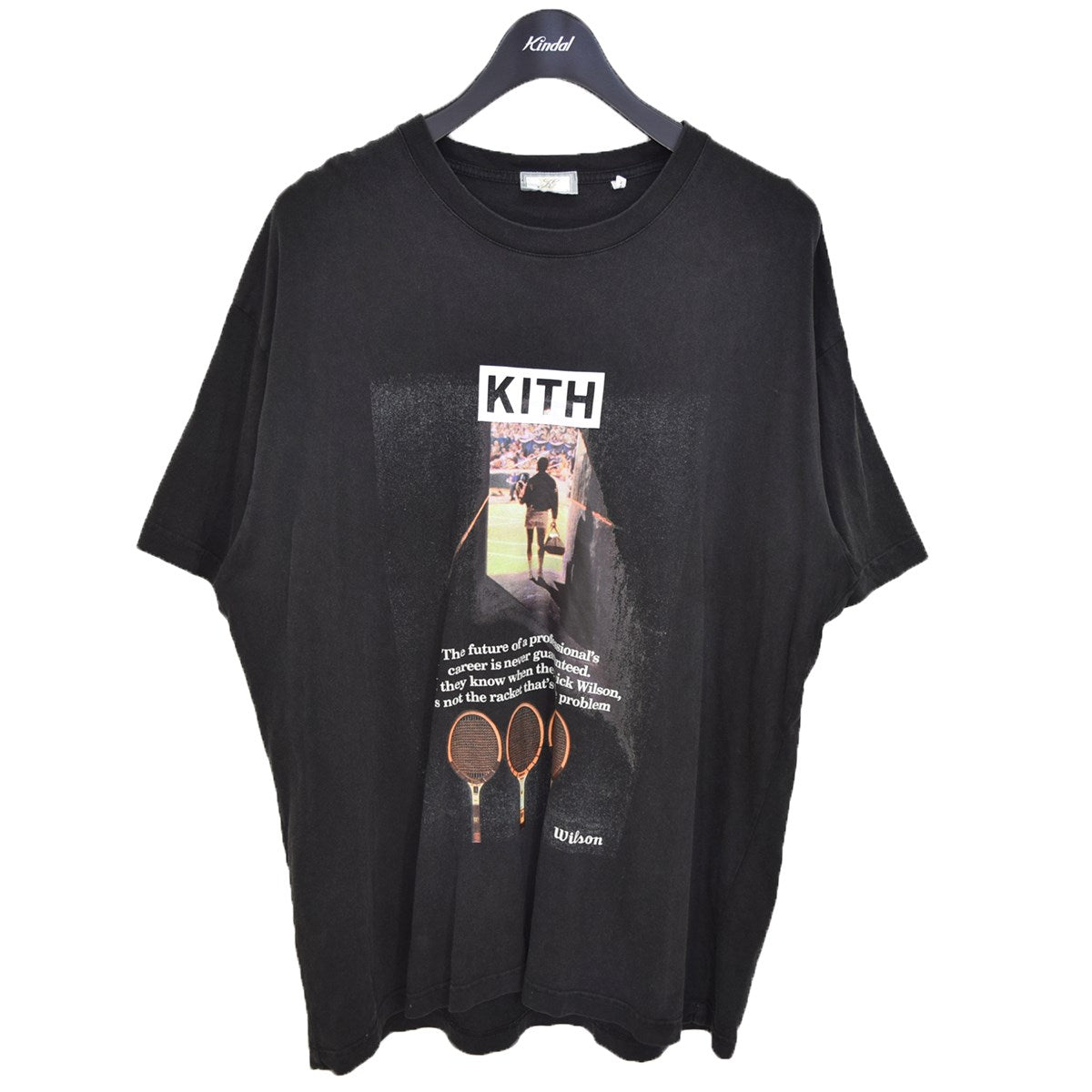 KITH × Wilson Kith for Wilson Stadium Vintage Tee プリントTシャツ ブラック サイズ  13｜【公式】カインドオルオンライン ブランド古着・中古通販【kindal】