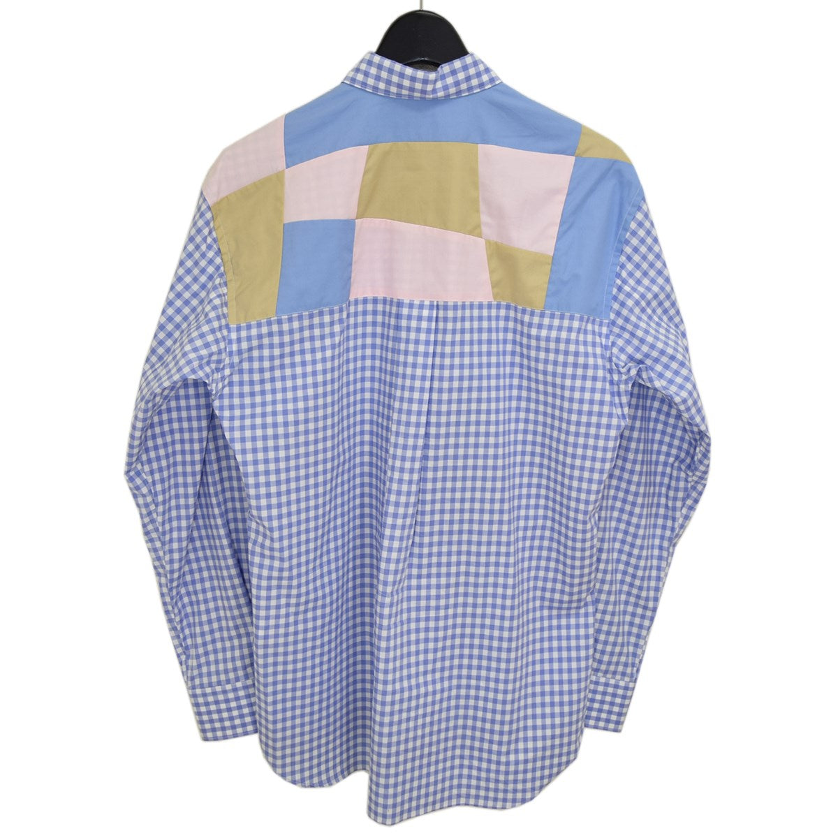 COMME des GARCONS SHIRT(コムデギャルソンシャツ) ヨークパッチワーク ギンガムチェック シャツ 2021SS ブルー サイズ  13｜【公式】カインドオルオンライン ブランド古着・中古通販【kindal】