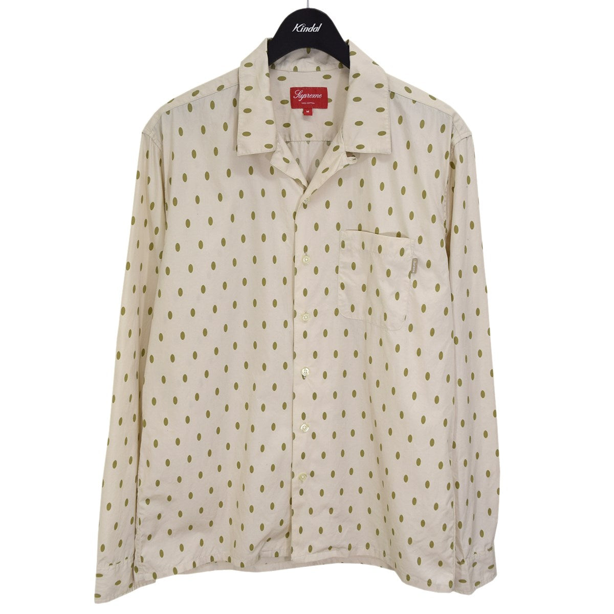 SUPREME(シュプリーム) Oval Dot Shirt オーバルドット オープンカラーシャツ 2013SS ベージュ サイズ  13｜【公式】カインドオルオンライン ブランド古着・中古通販【kindal】