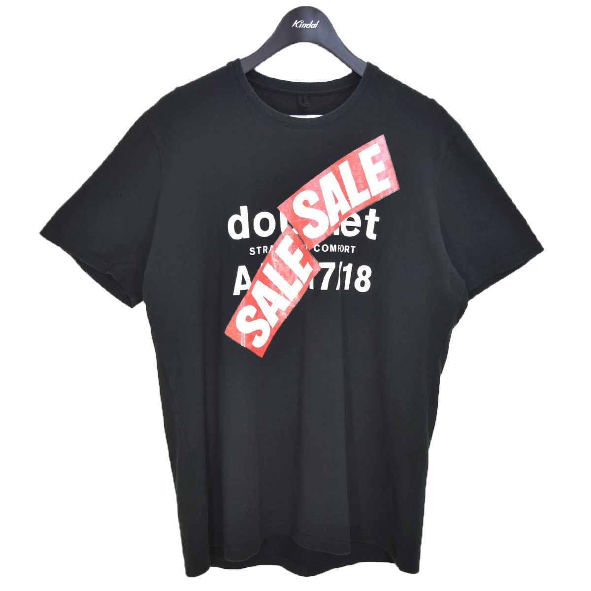 doublet(ダブレット) AW17／18 SALE PRINT T-SHIRT プリントTシャツ ブラック サイズ  14｜【公式】カインドオルオンライン ブランド古着・中古通販【kindal】