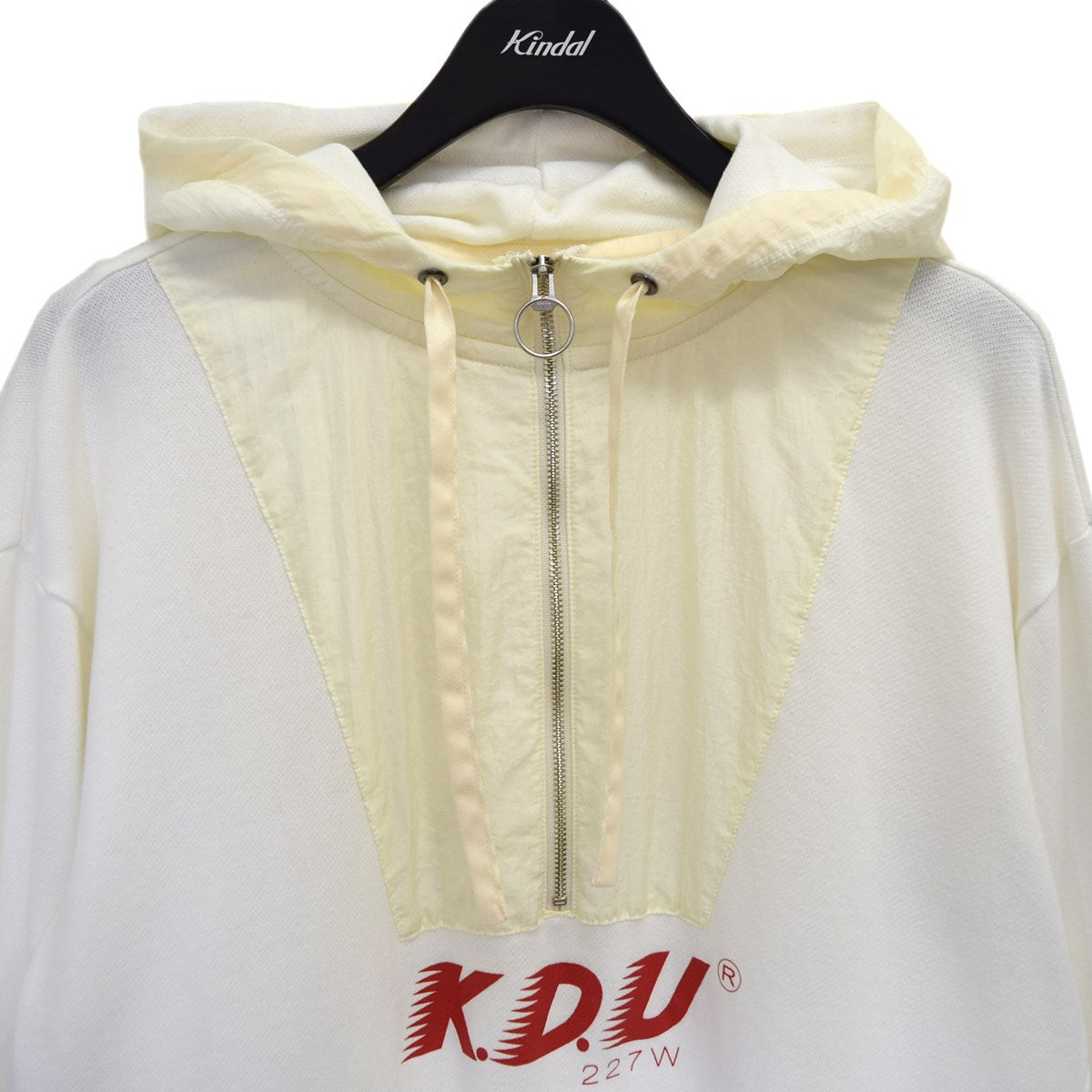 BI COL ZIP HOODIEハーフジップ フーディー パーカー07-1803-0005-01