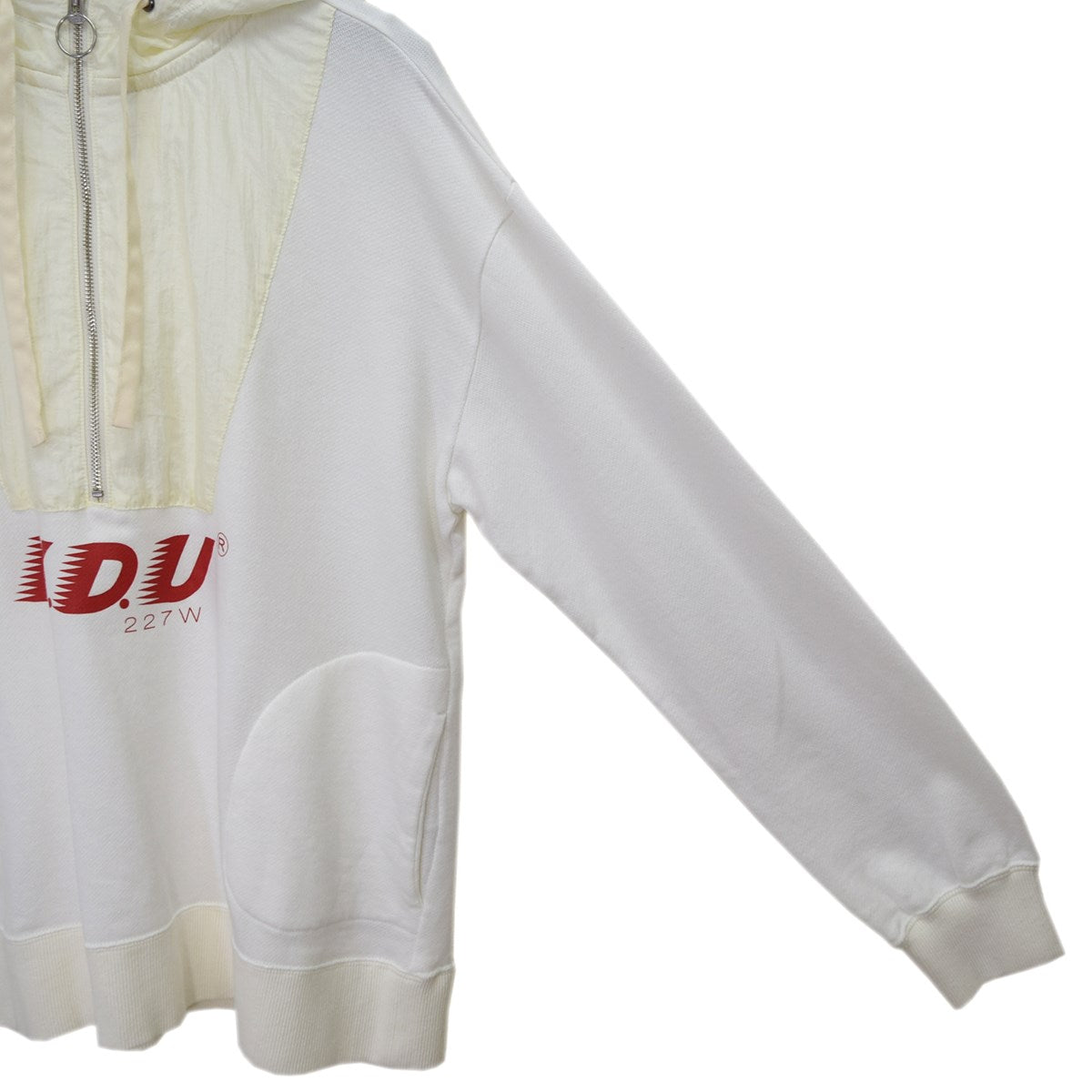 BI COL ZIP HOODIEハーフジップ フーディー パーカー07-1803-0005-01