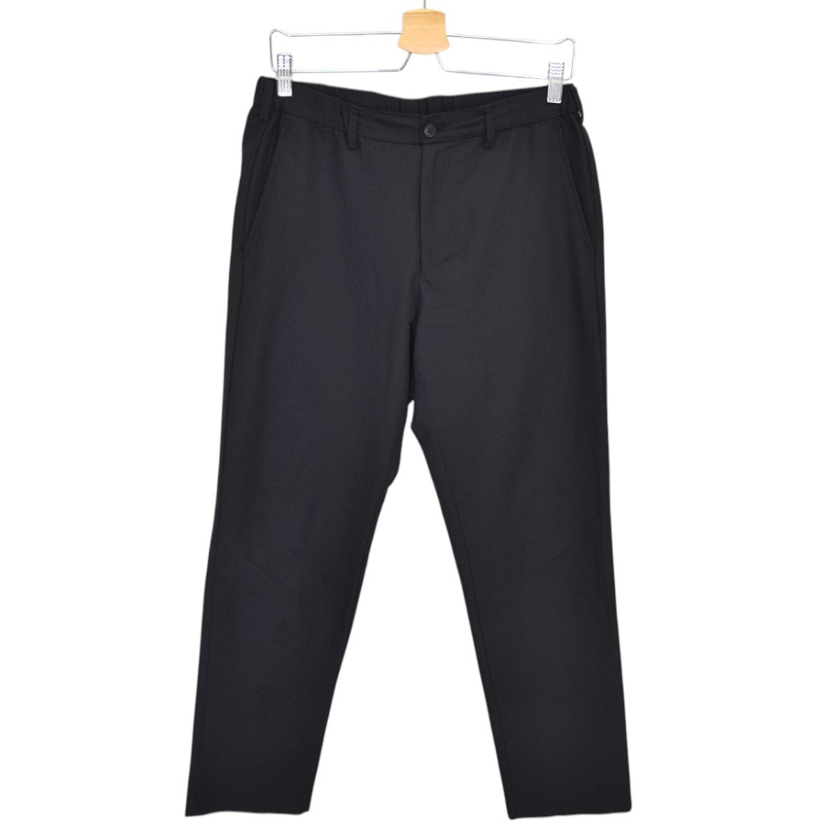 【完売品切れ】無印良品 発送ポケッタブルJKT、ストレッチパンツ セットアップ黒 セール】【セットアップ可能】起毛ストレッチパンツ（その他