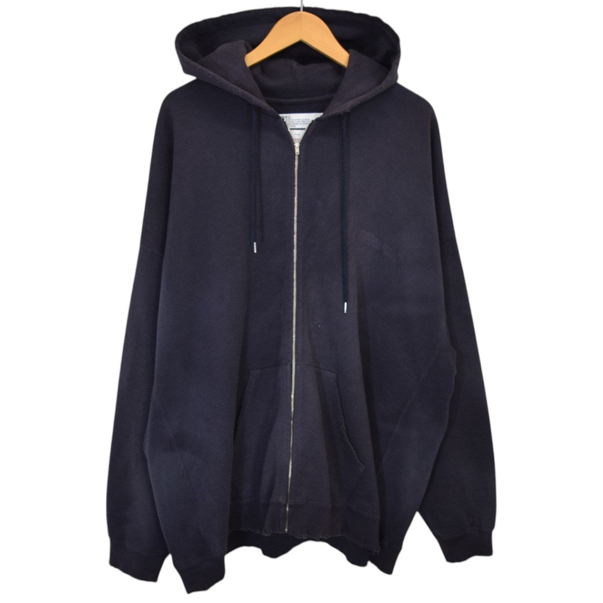 DAIRIKU(ダイリク) PONYBOY ZIP HOODIEヴィンテージ加工ジップパーカ21AW C-1 21AW C-1 ネイビー サイズ  L｜【公式】カインドオルオンライン ブランド古着・中古通販【kindal】