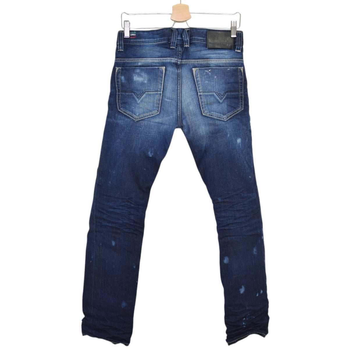 SAFADOダメージ シワ加工 デニムパンツ