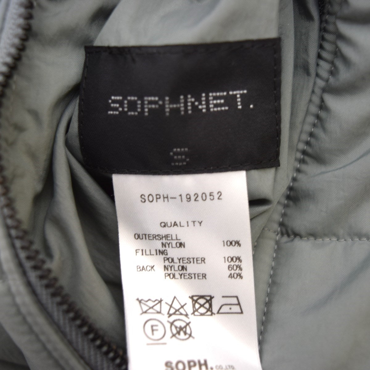 REVERSIBLE PADDED HOOD BLOUSONリバーシブル中綿ジャケットSOPH-192052