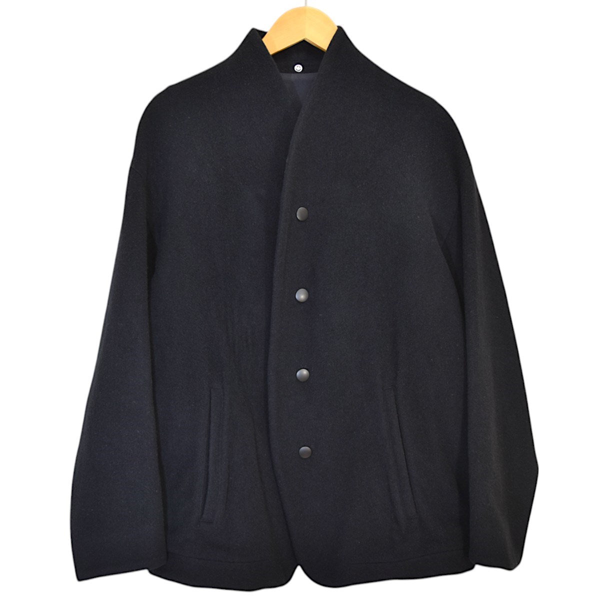 the Sakaki ウール カシミヤ スタジャン ライトブラウン M 日本製 the Sakaki ウール カシミヤ スタジャン ライトブラウン M 日本製